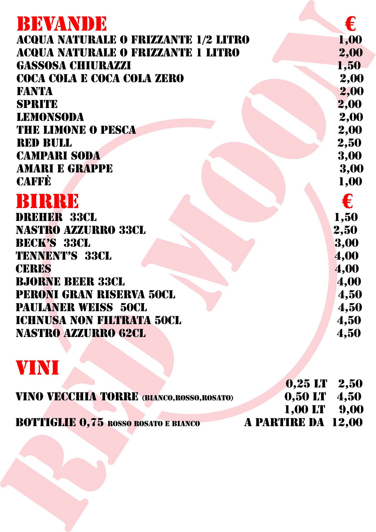 Bevande - Birre - Vini